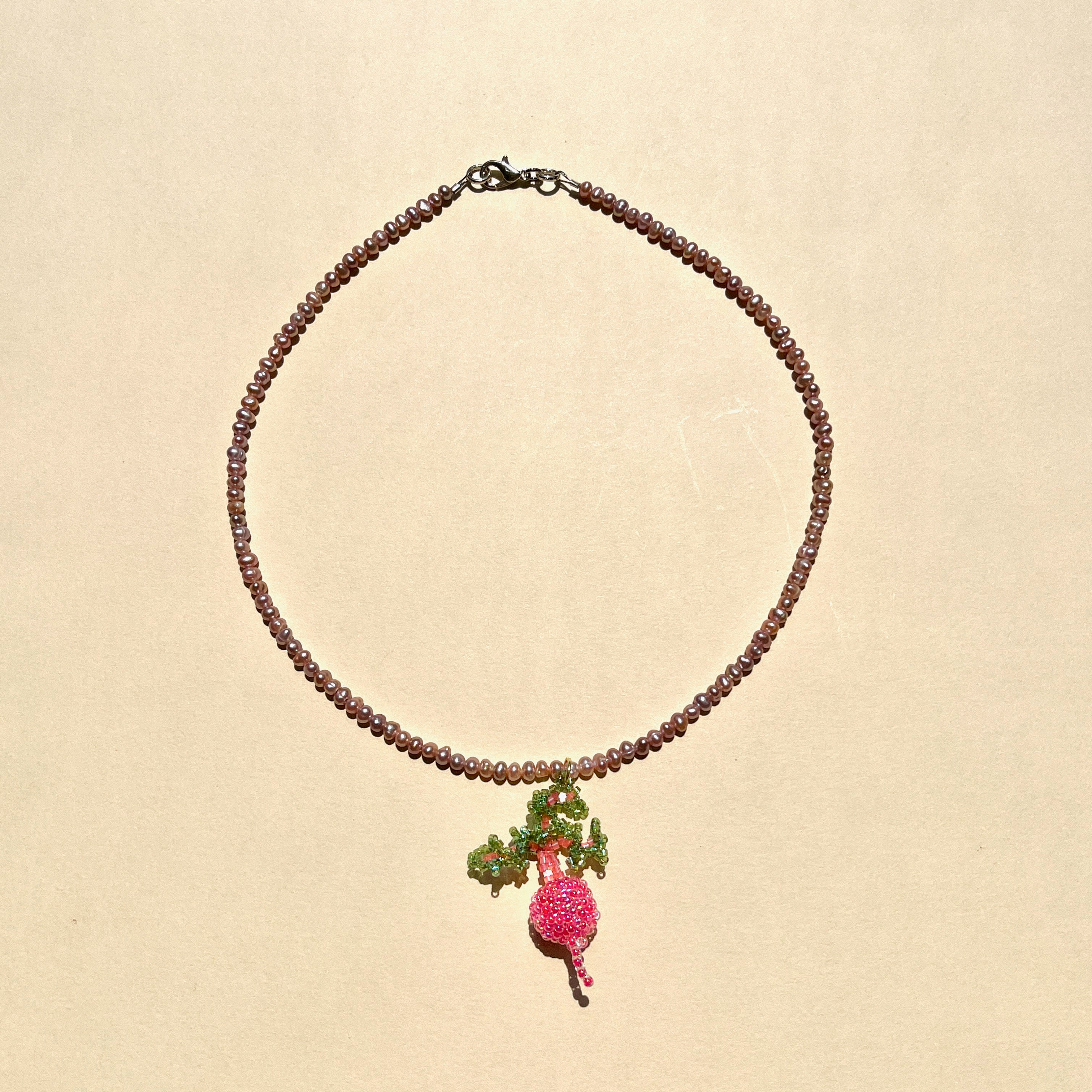 BEET NECKLACE