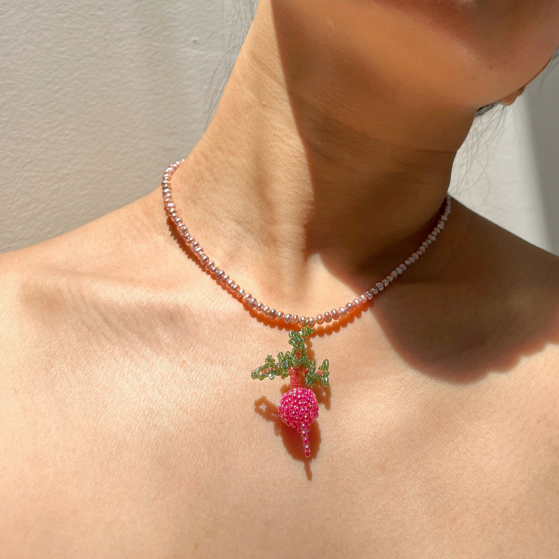 BEET NECKLACE