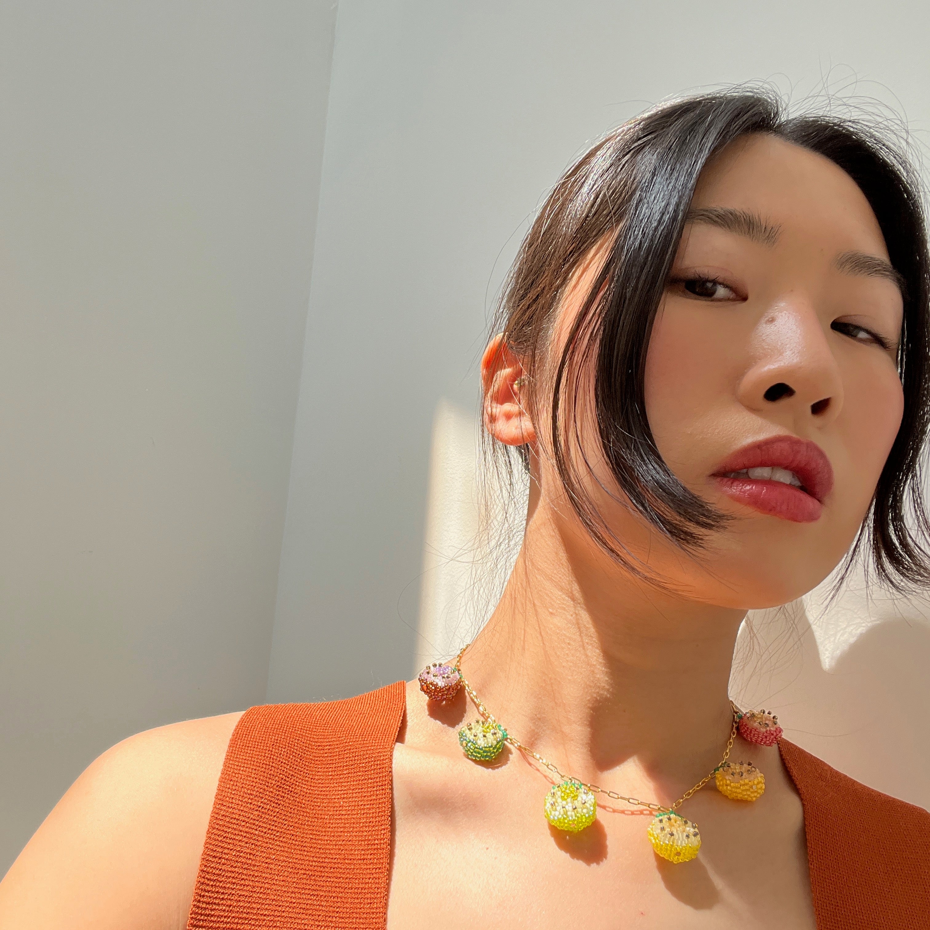 HEIRLOOM TOMATO NECKLACE