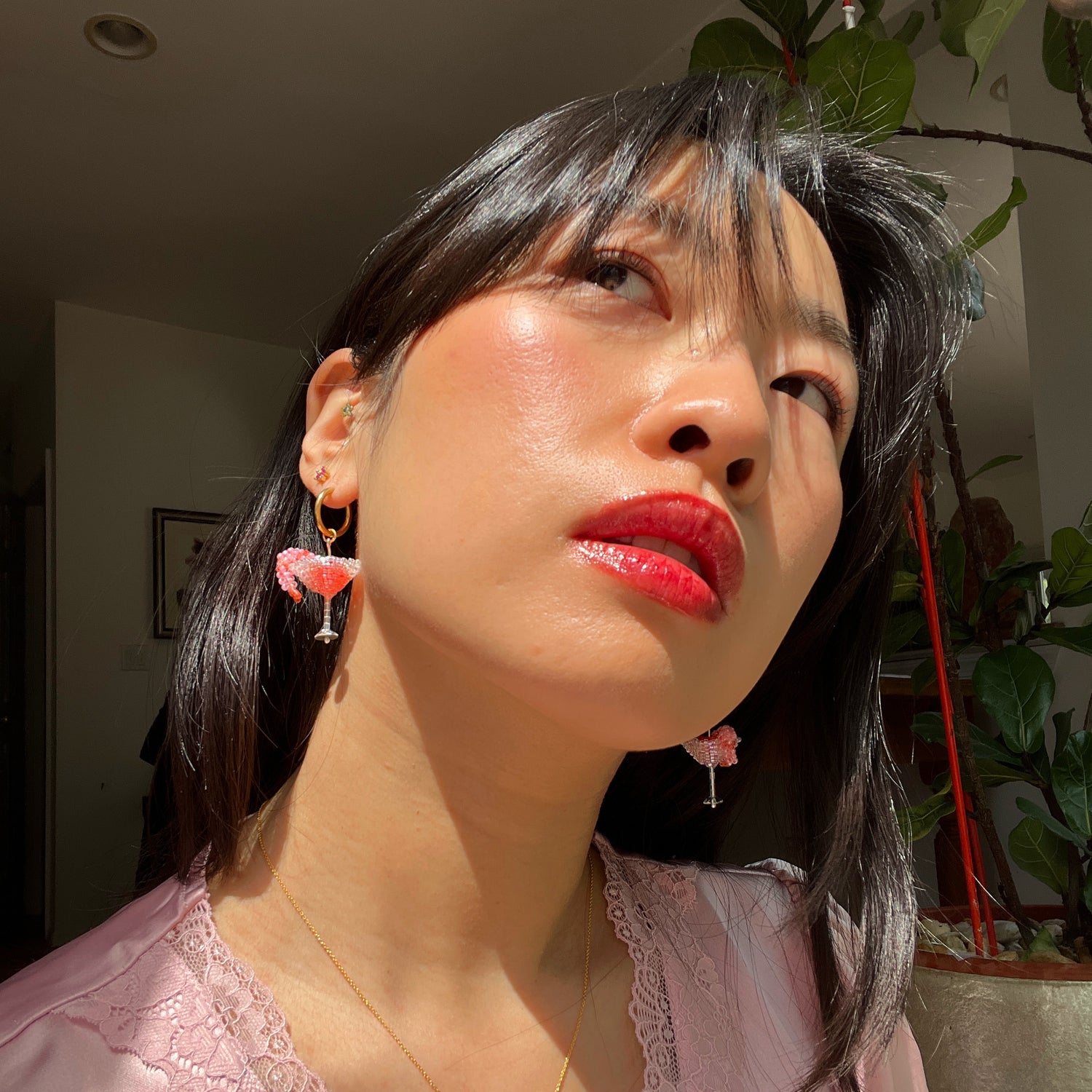 SHRIMP COCKTAIL EARRINGS