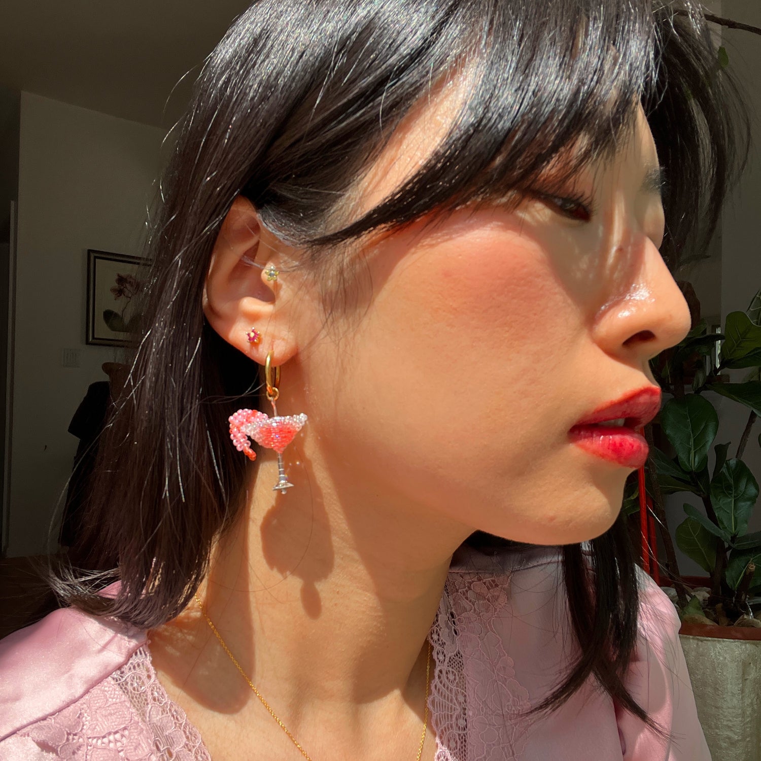 SHRIMP COCKTAIL EARRINGS