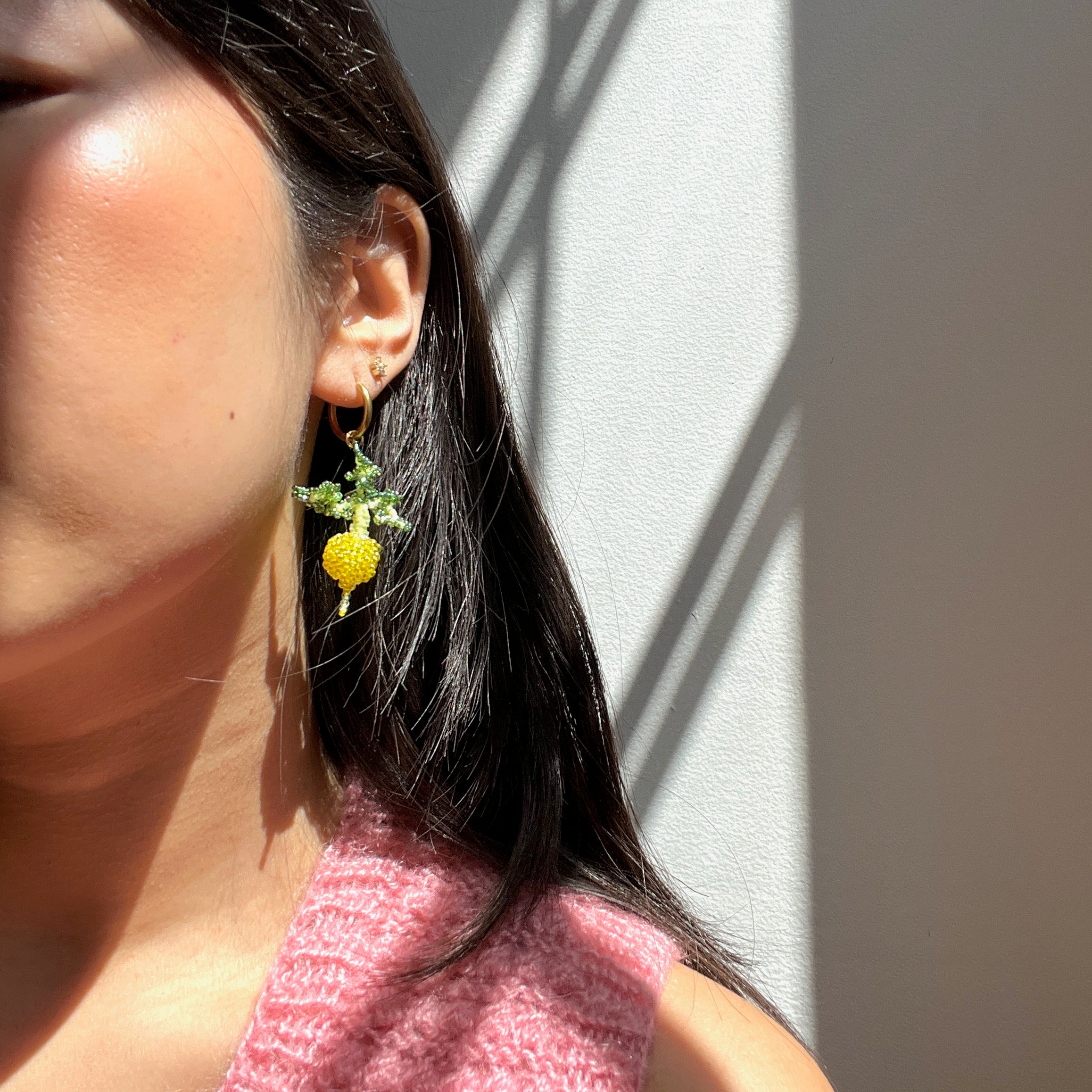 RAINBOW BEET EARRINGS
