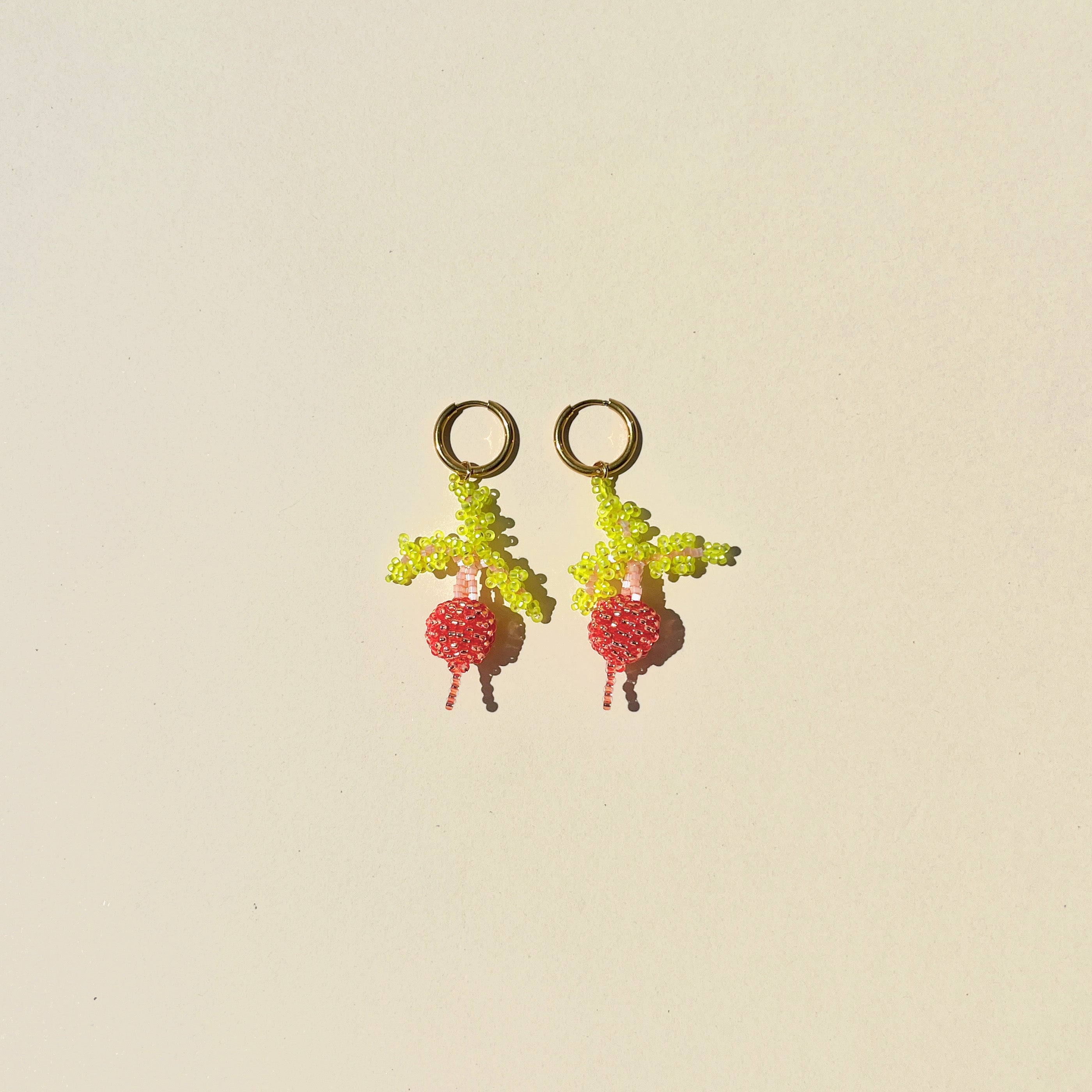 RAINBOW BEET EARRINGS