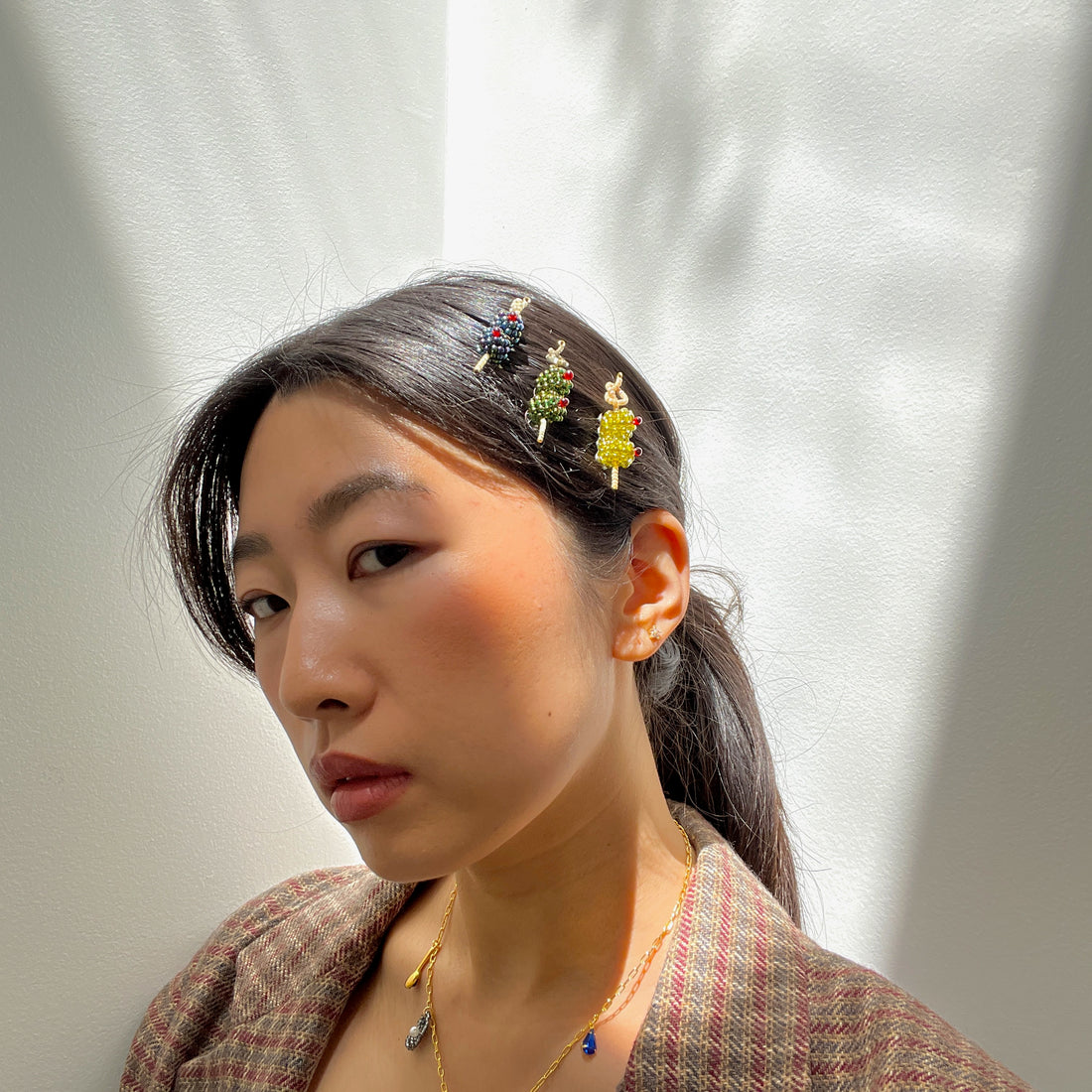 DIRTY OLIVE HAIR PIN