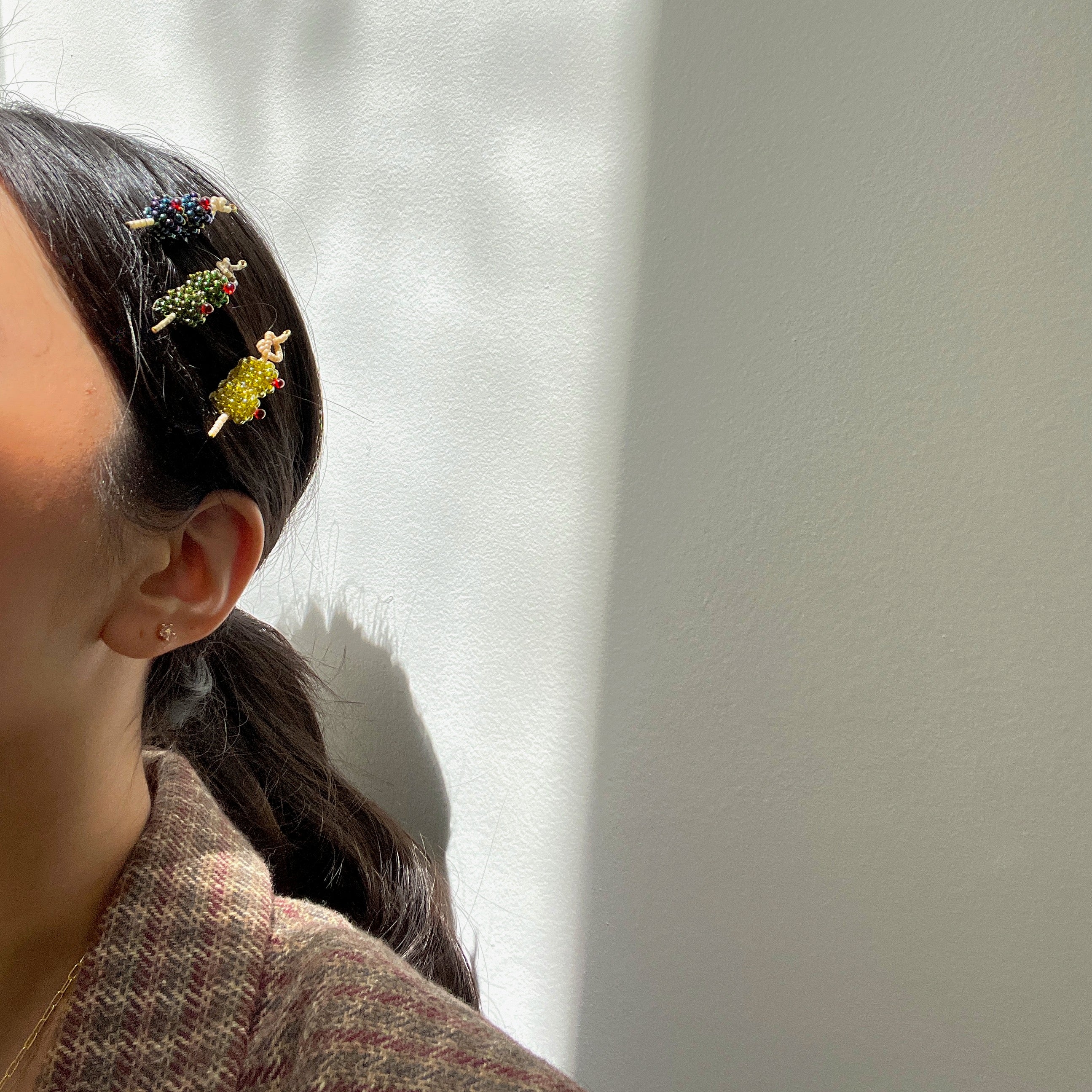 DIRTY OLIVE HAIR PIN