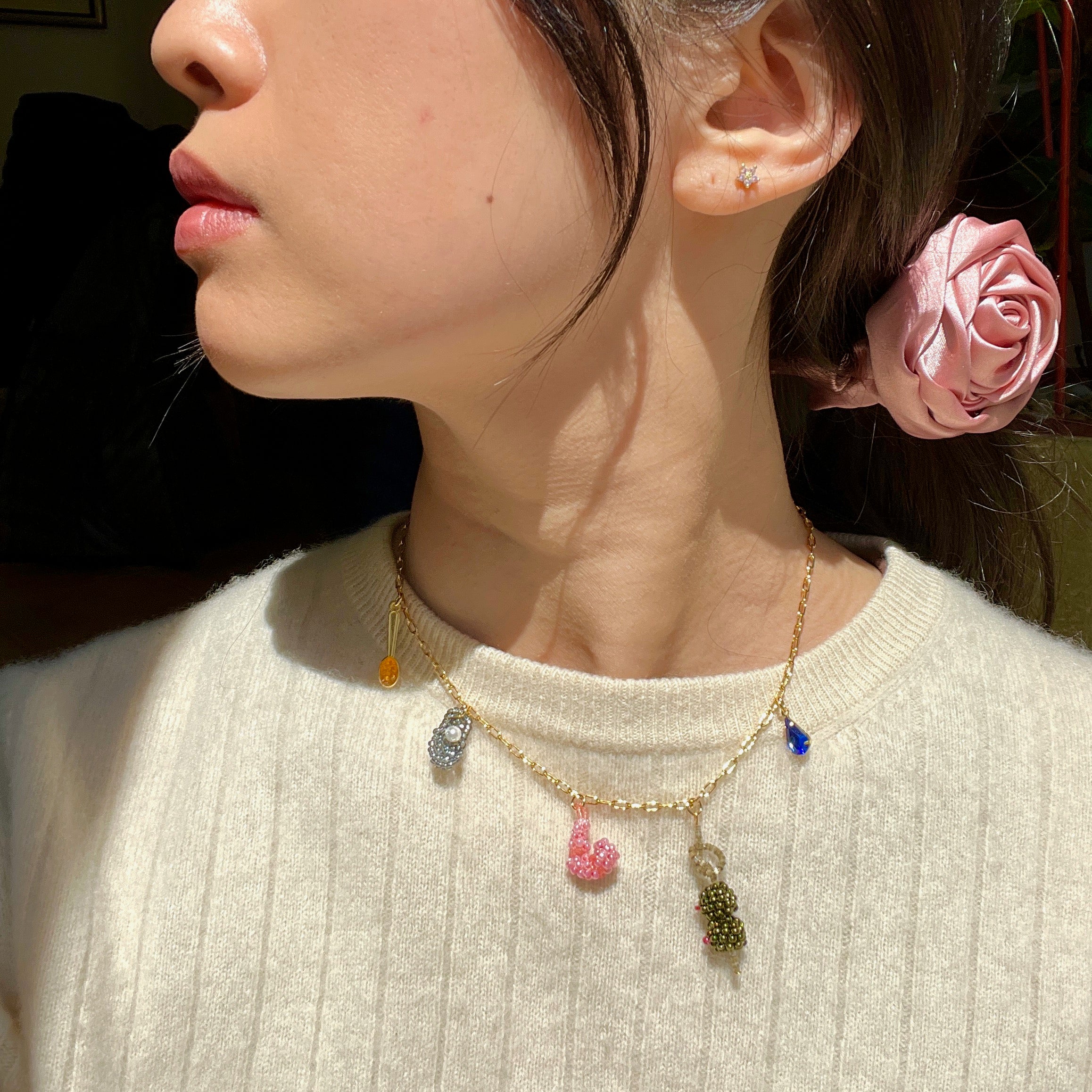 COCKTAIL CHARM NECKLACE