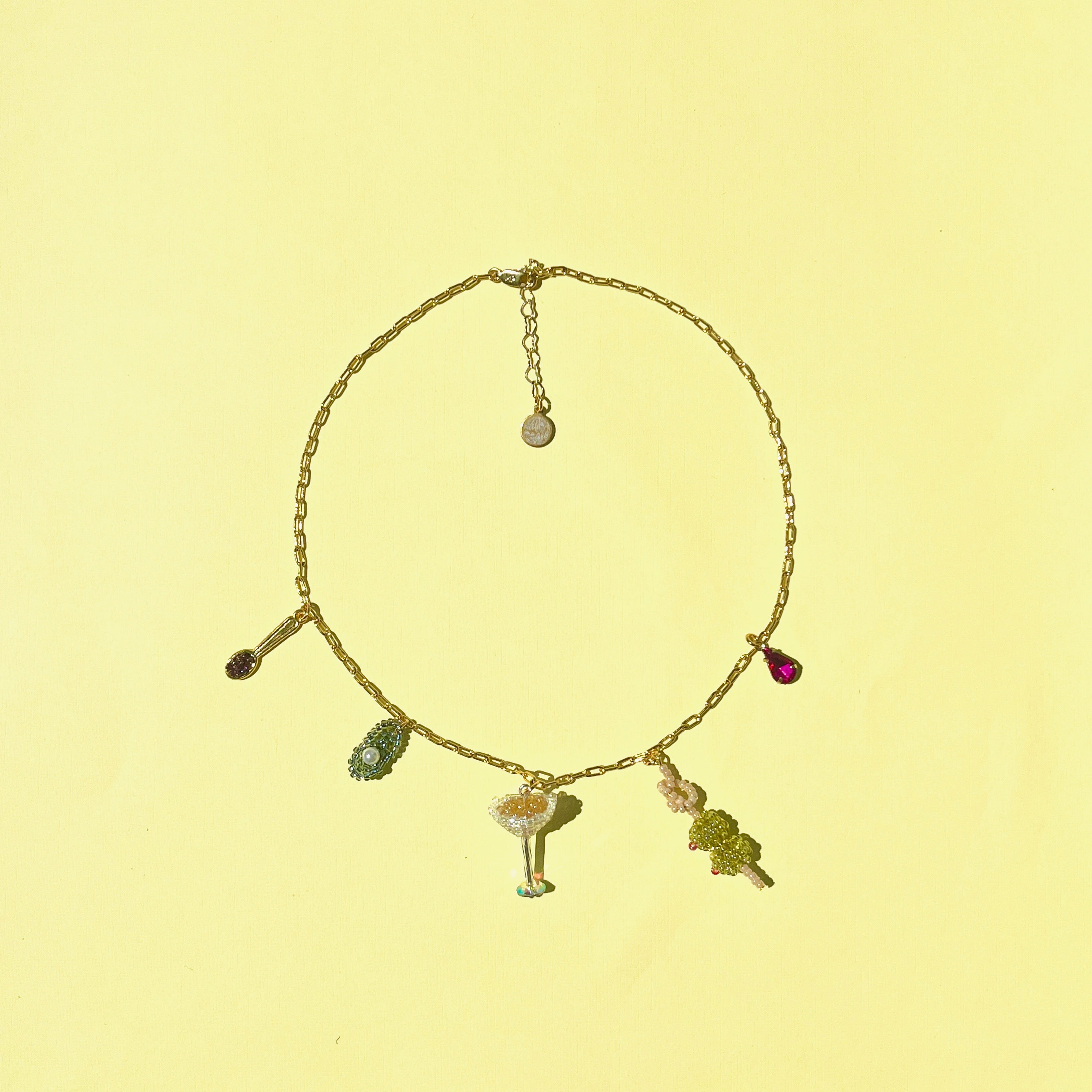 COCKTAIL CHARM NECKLACE