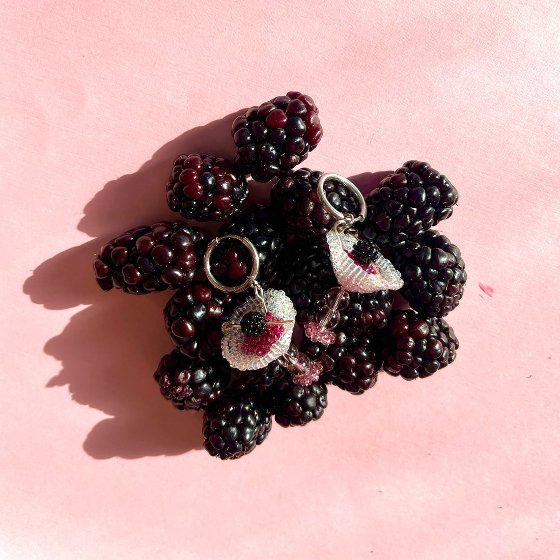 BLACKBERRY COSMO EARRINGS