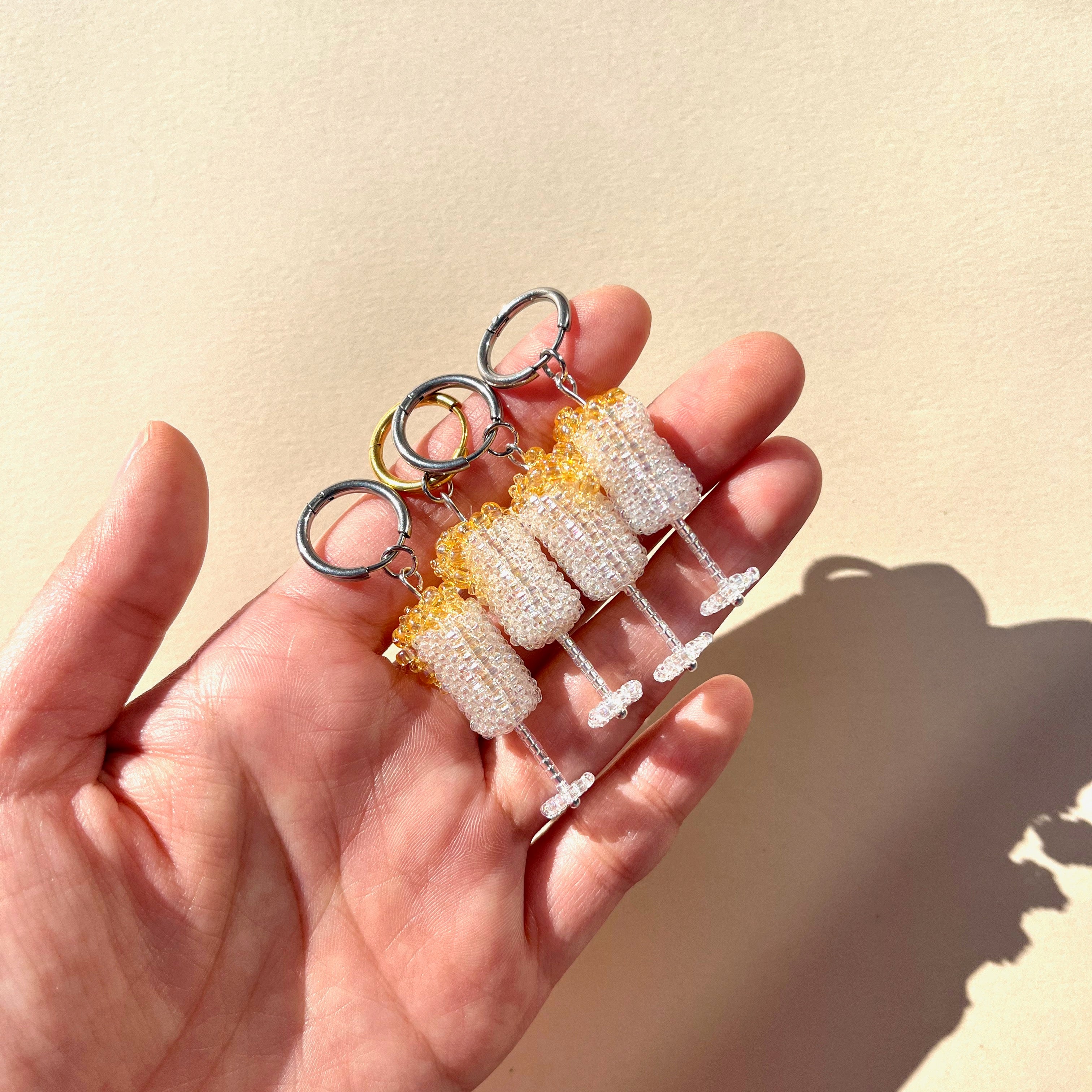 CHAMPAGNE EARRINGS