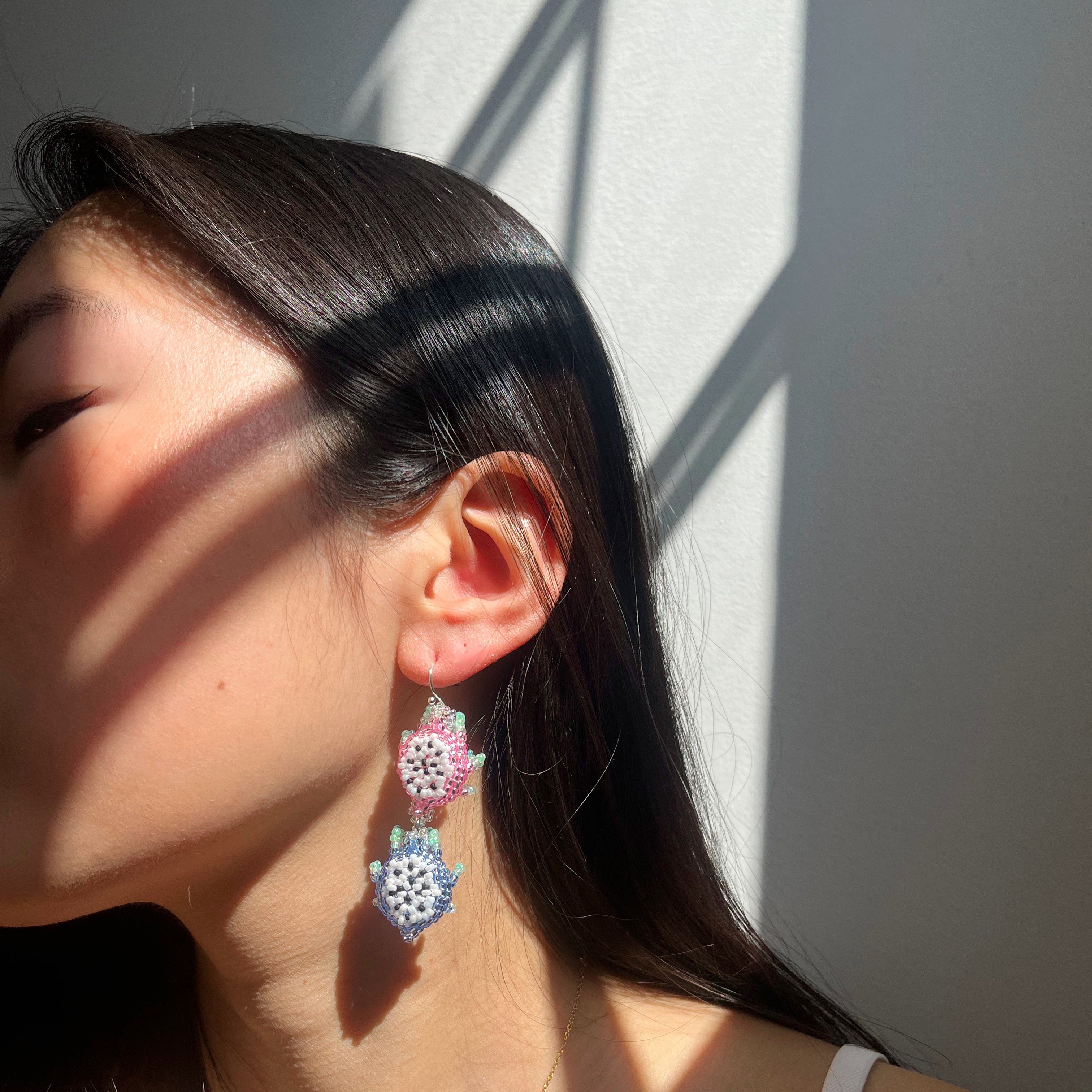 DRAGONFRUIT EARRINGS 2.0