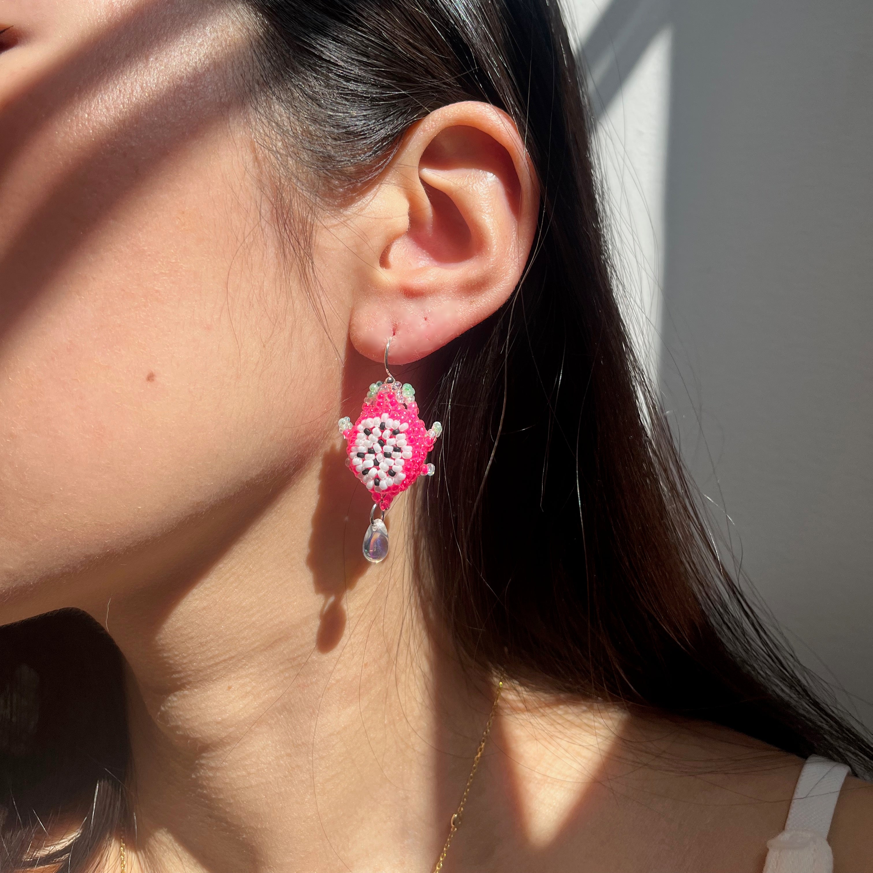 DRAGONFRUIT EARRINGS 2.0