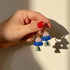 ufo novelty alien dangle glass crystal bead unique statement delicate lightweight spaceship weird