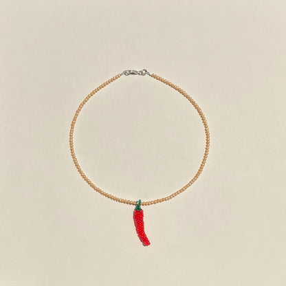 RED HOT CHILI PEPPER NECKLACE