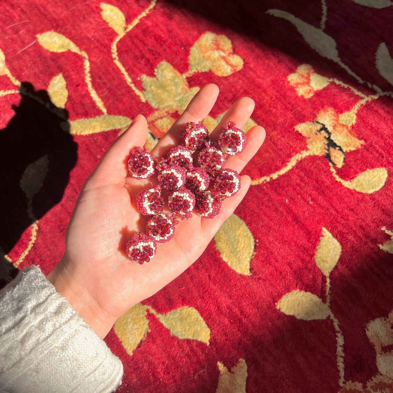 POMEGRANATE EARRINGS