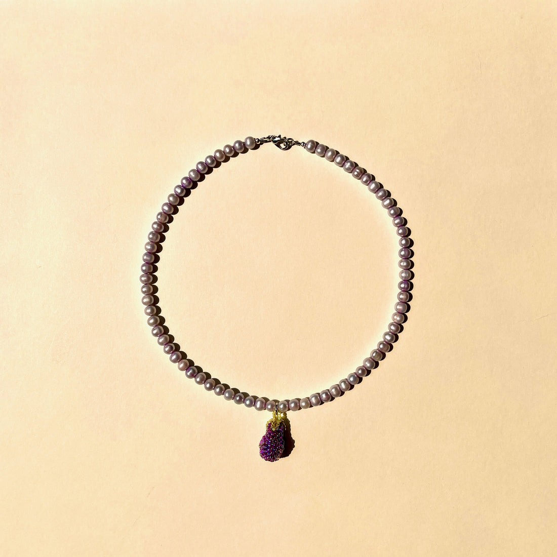 EGGPLANT NECKLACE