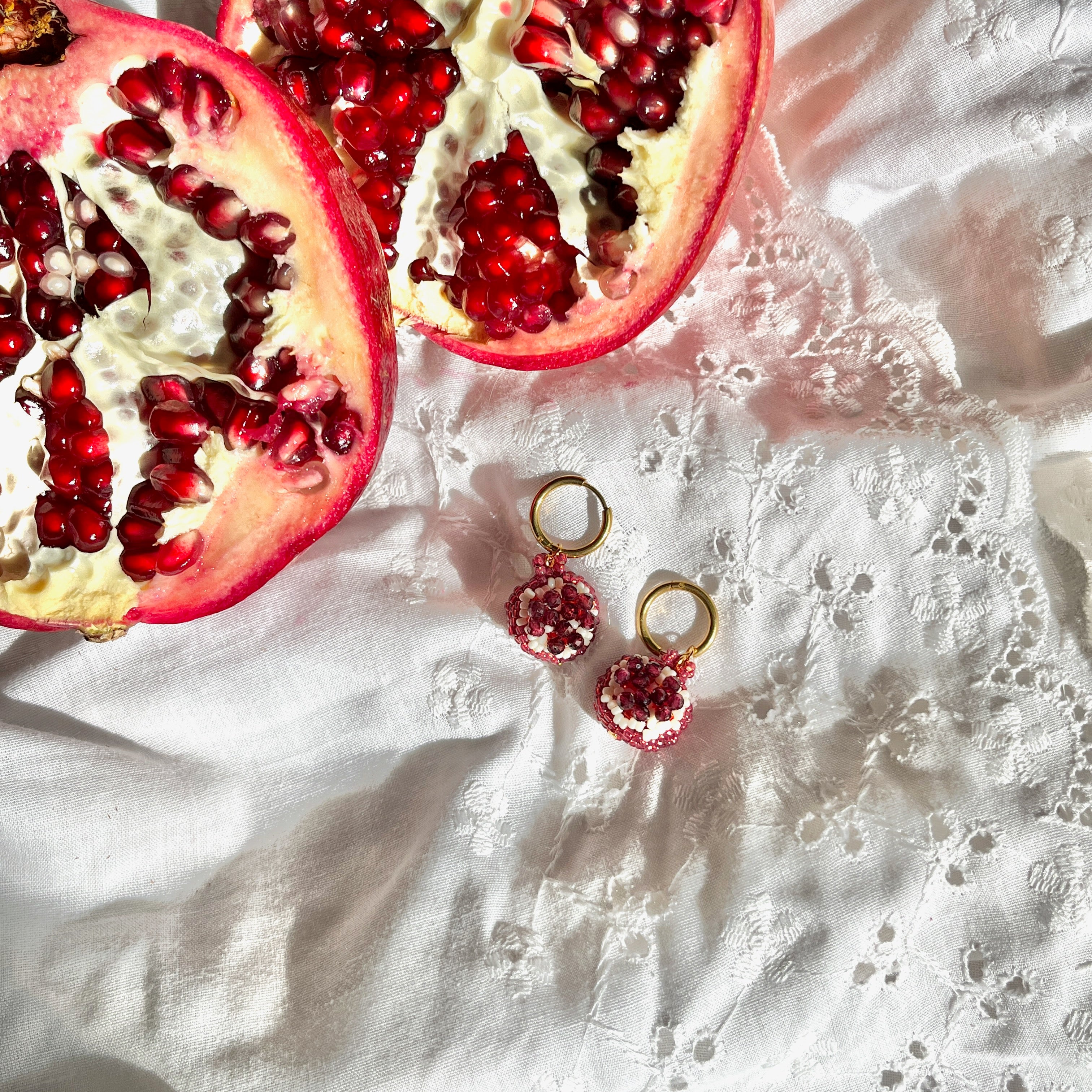 POMEGRANATE EARRINGS