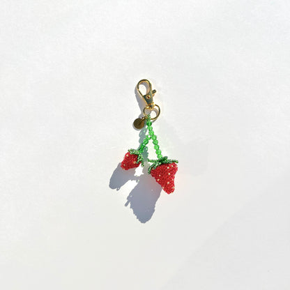 STRAWBERRY BAG CHARM