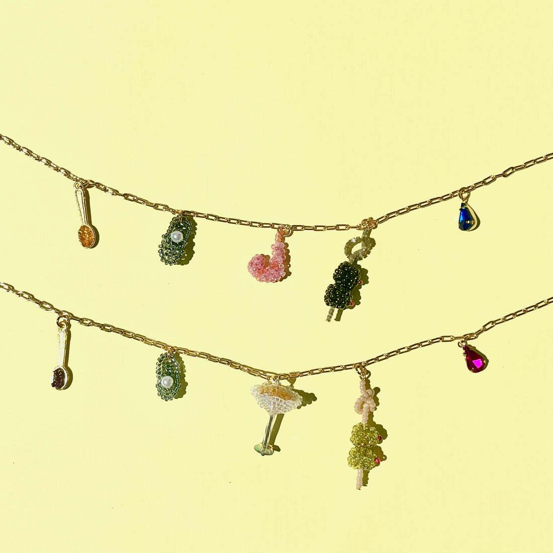 COCKTAIL CHARM NECKLACE