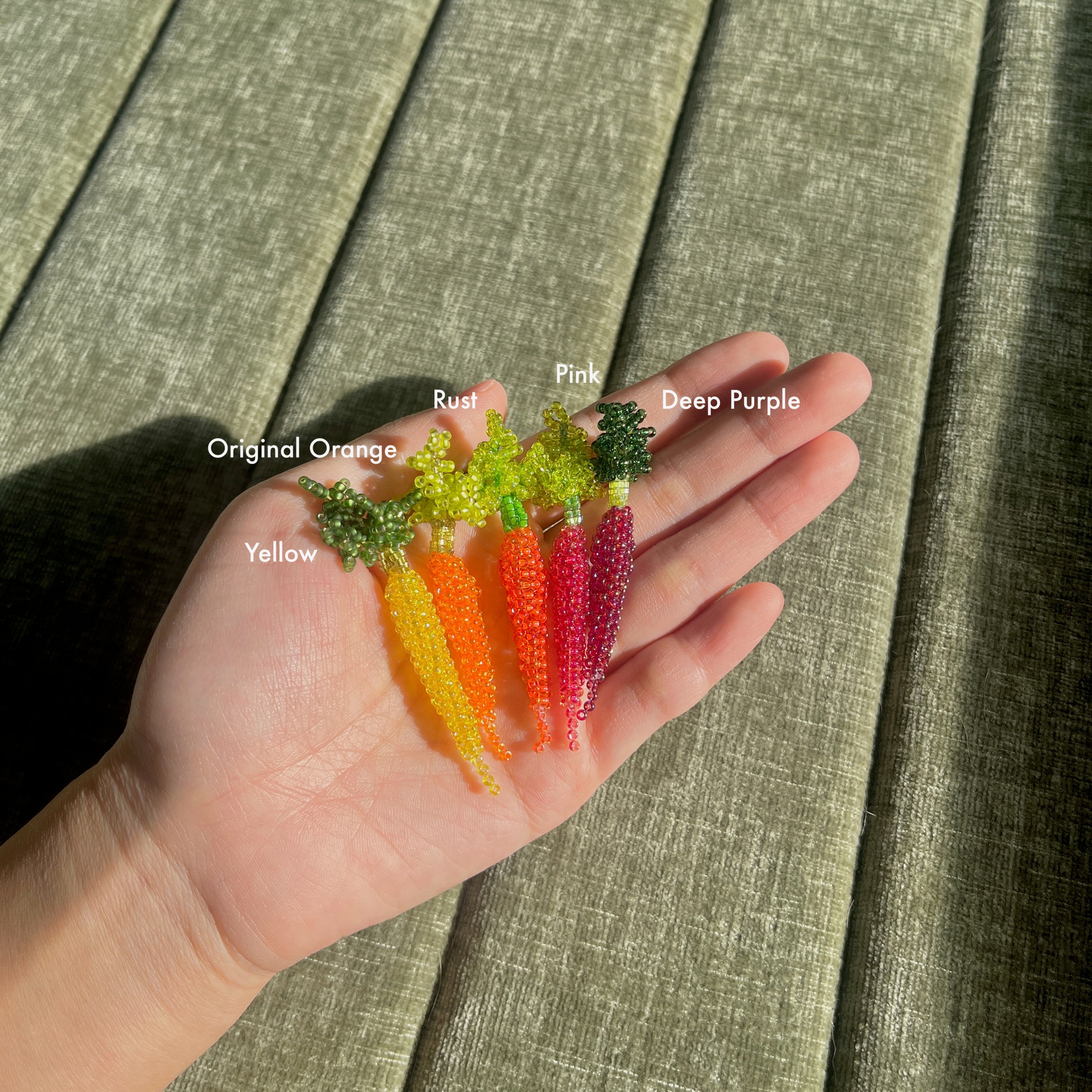 RAINBOW CARROT EARRINGS