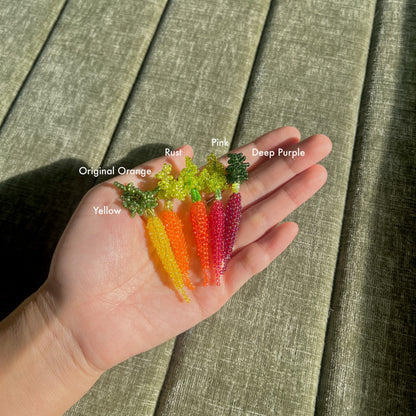 RAINBOW CARROT EARRINGS