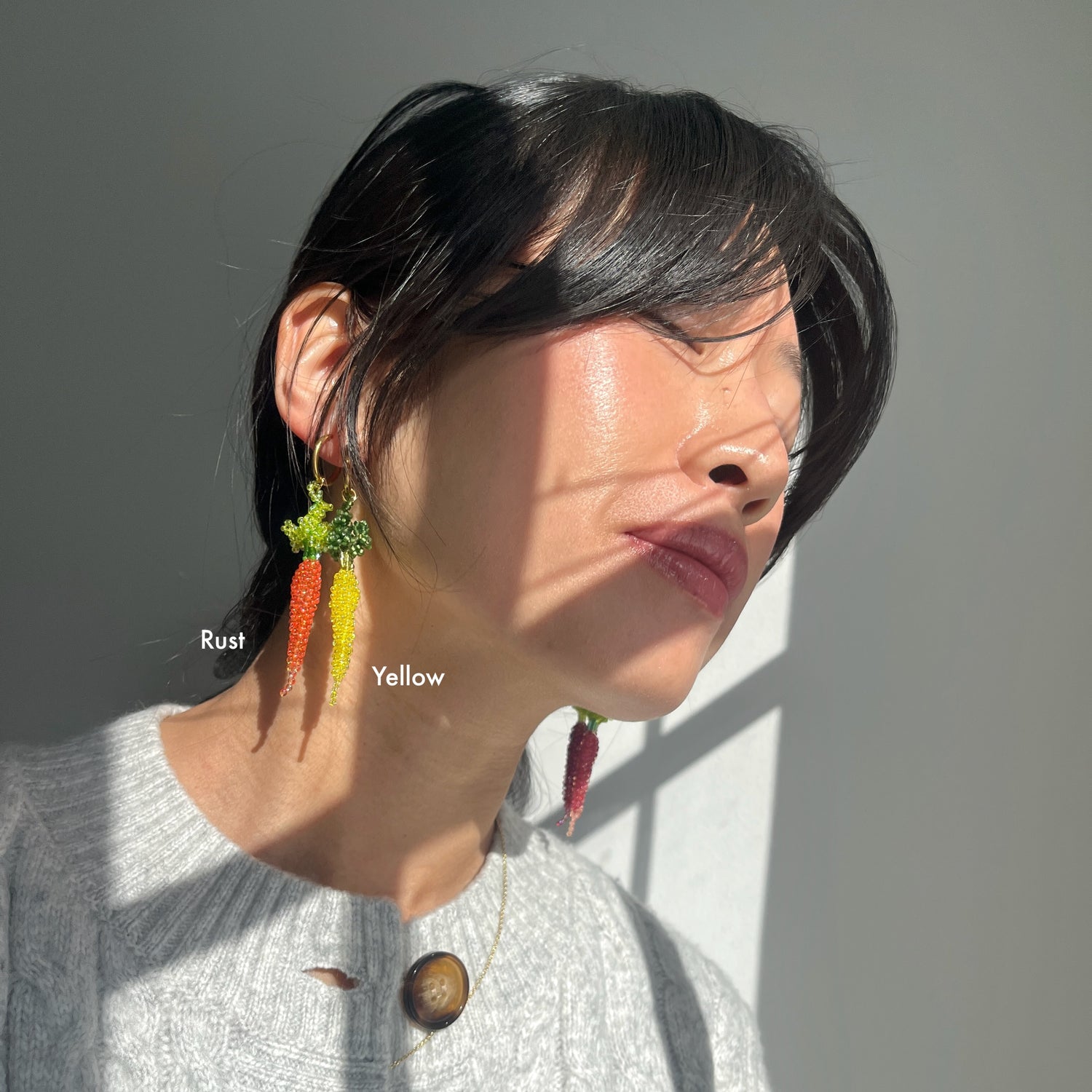 RAINBOW CARROT EARRINGS