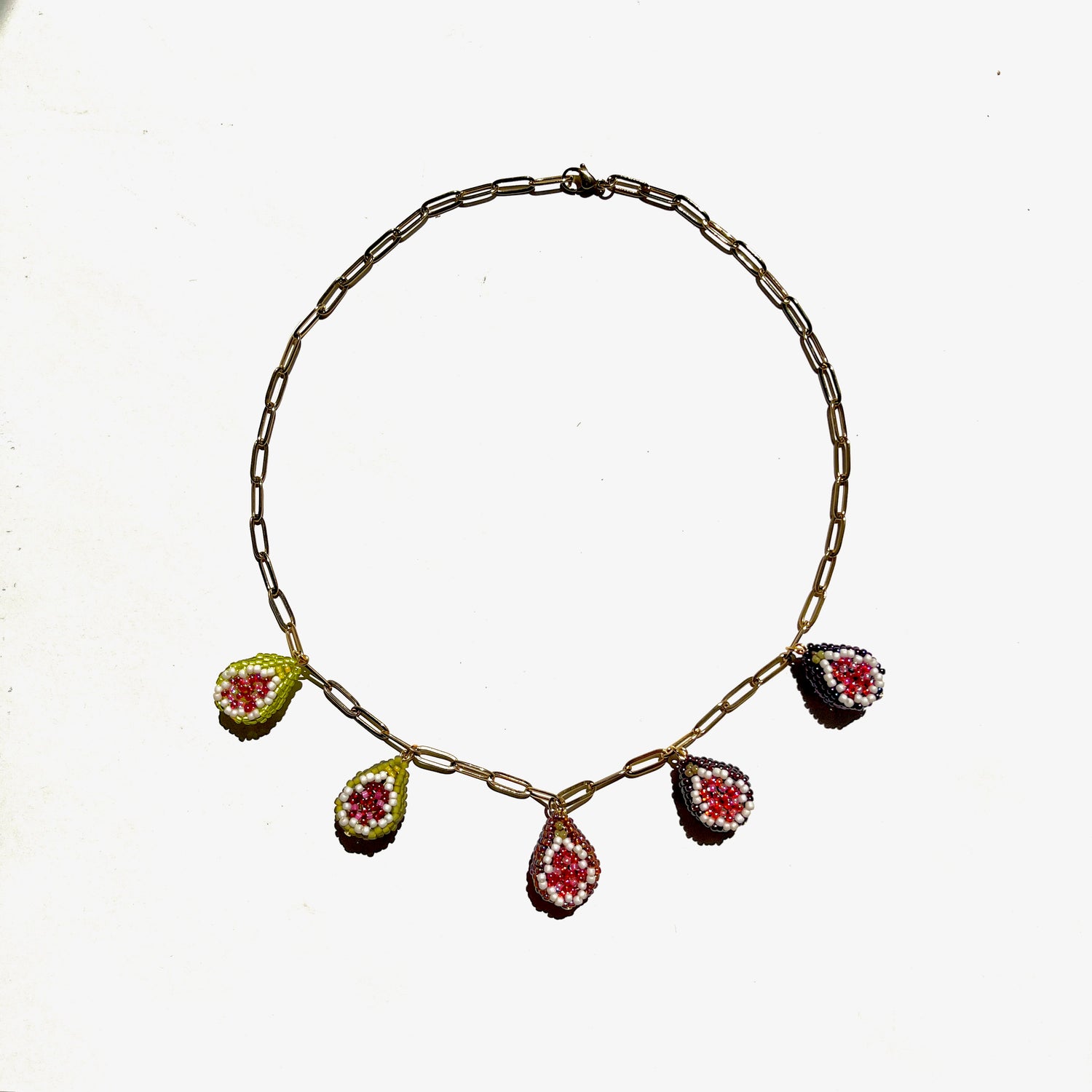 FIG CHARM NECKLACE