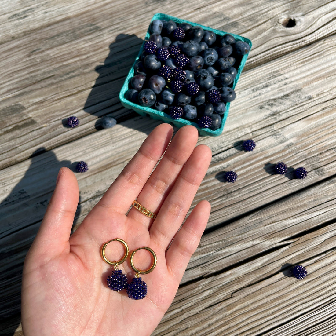 BLUEBERRY EARRINGS