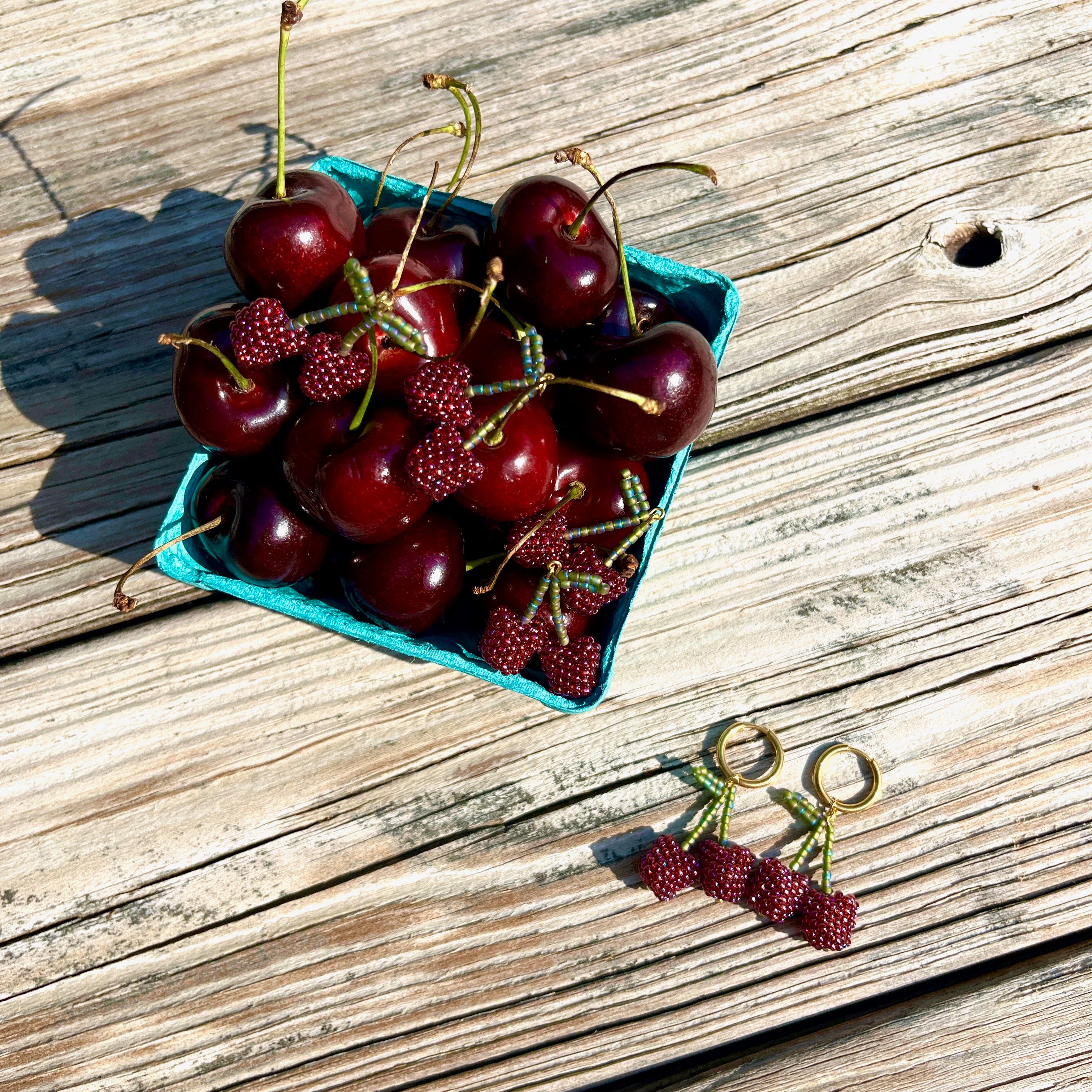 BING CHERRY EARRING