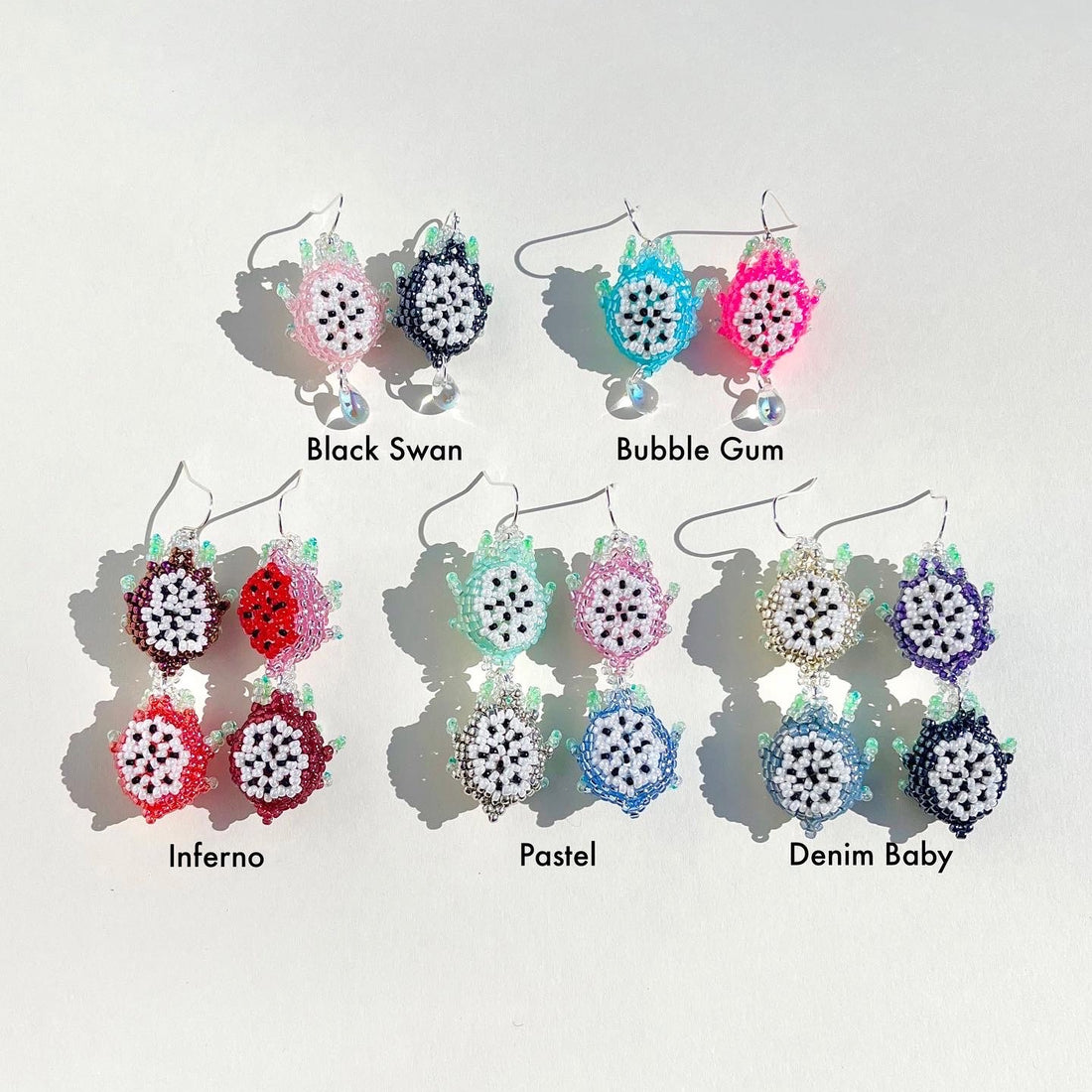 DRAGONFRUIT EARRINGS 2.0