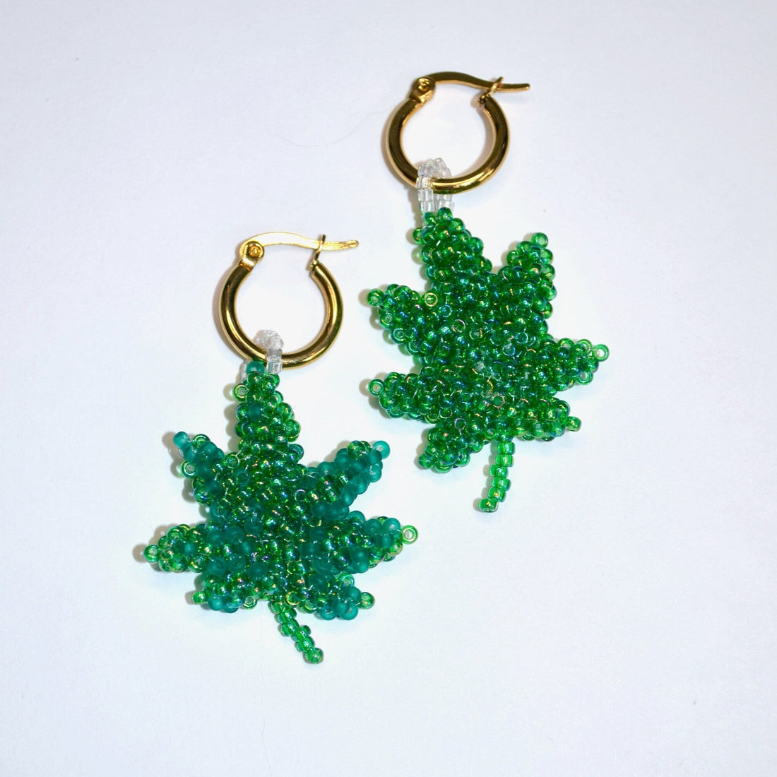 mary jane herbs broccoli dank earrings